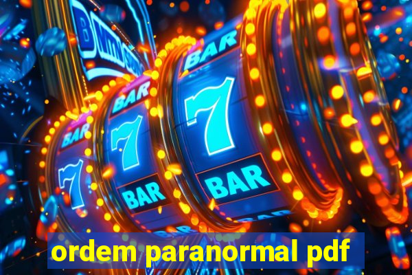 ordem paranormal pdf